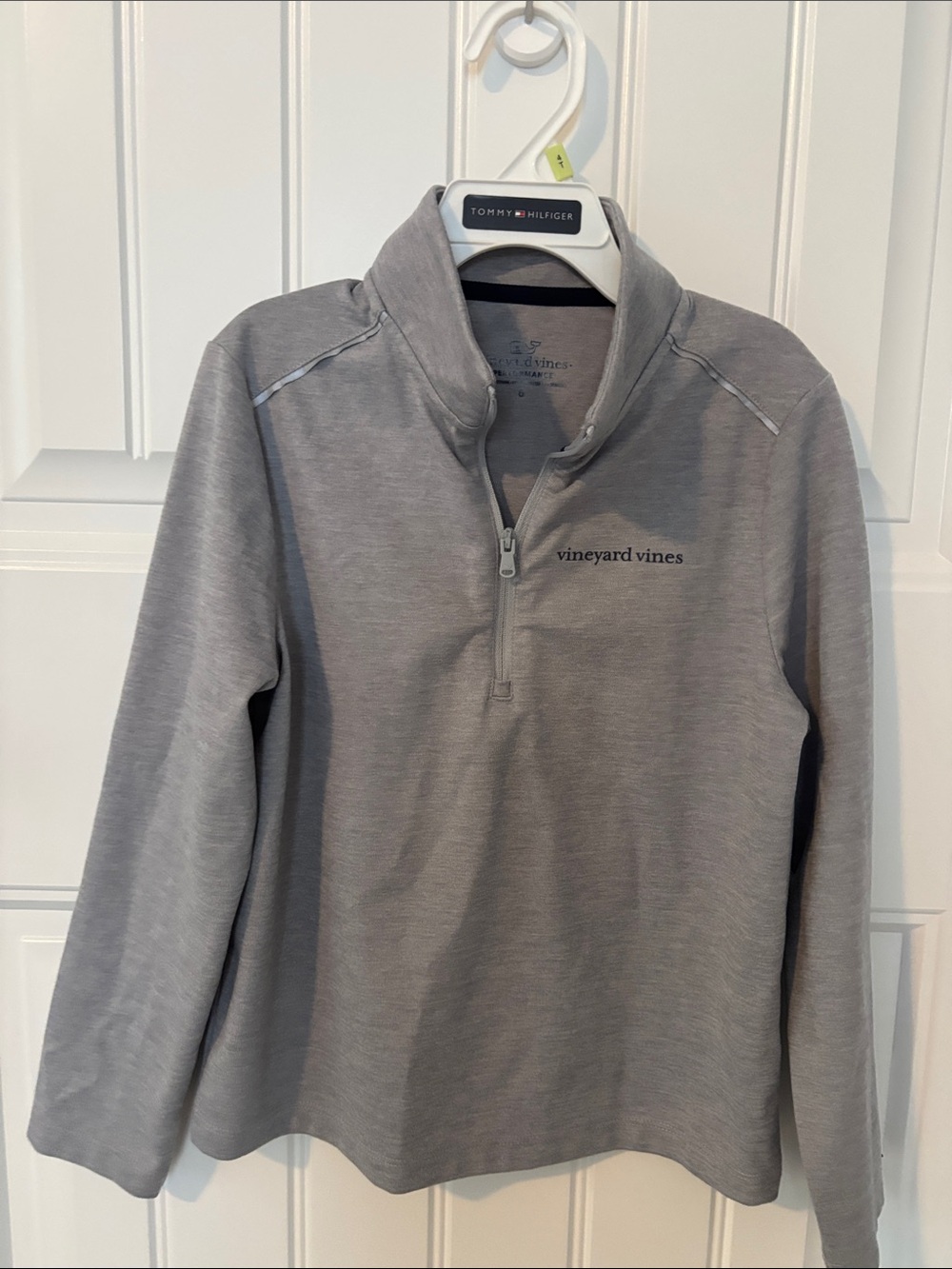 Vineyard Vines Men’s Light Gray Half-Zip Pullover